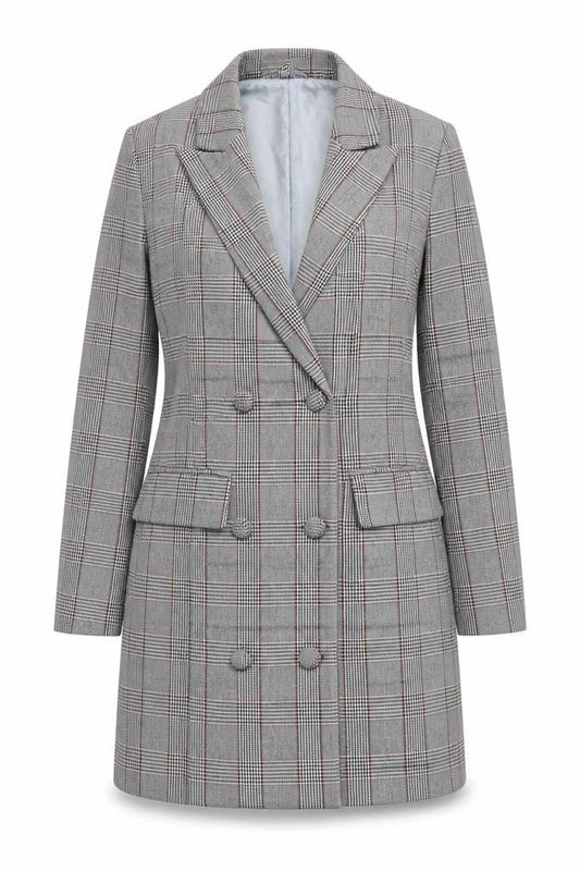 Womens UK Size 8 Missguided Regular Grey Suit Jacket