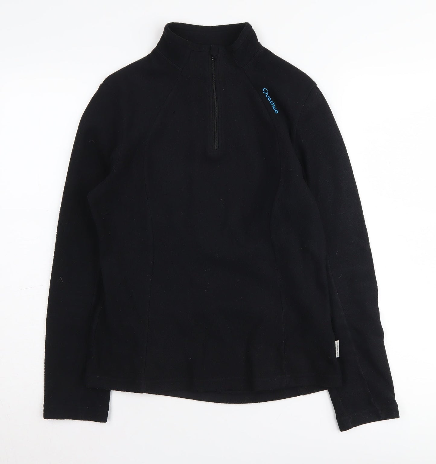Quechua Black Unisex Fleece Sweatshirt XS