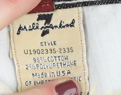 7 for All Mankind Women's Black Bootcut Jeans, Size 26