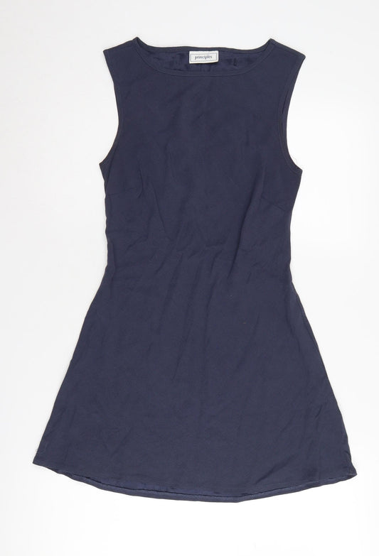 Principles Women's Blue Sleeveless Dress, Size 12