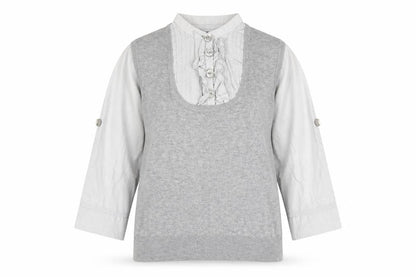 Womens UK Size 12 NEXT Grey  Blouse
