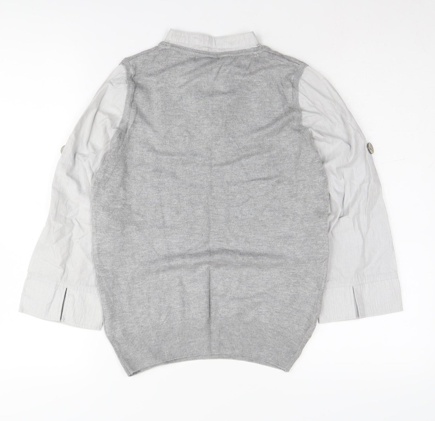 Womens UK Size 12 NEXT Grey  Blouse