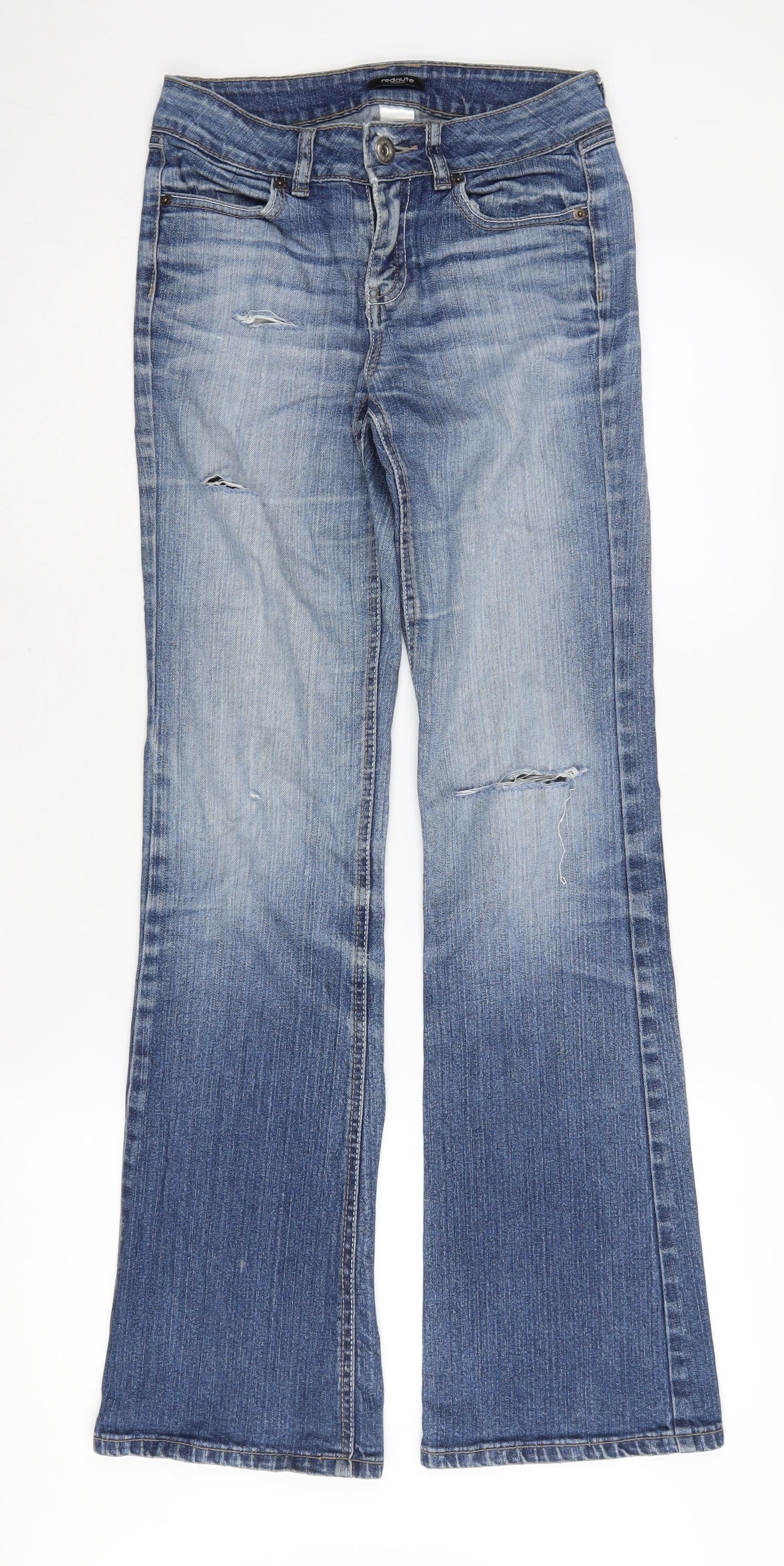 La Redoute Women's Blue Flared Jeans Size 2