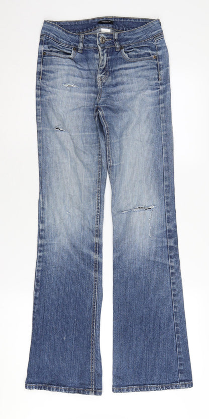 La Redoute Women's Blue Flared Jeans Size 2