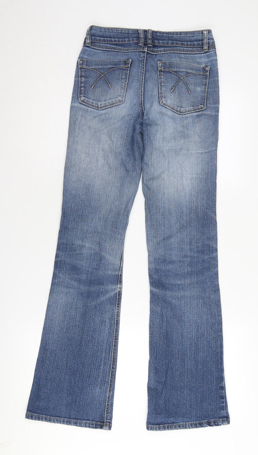 La Redoute Women's Blue Flared Jeans Size 2
