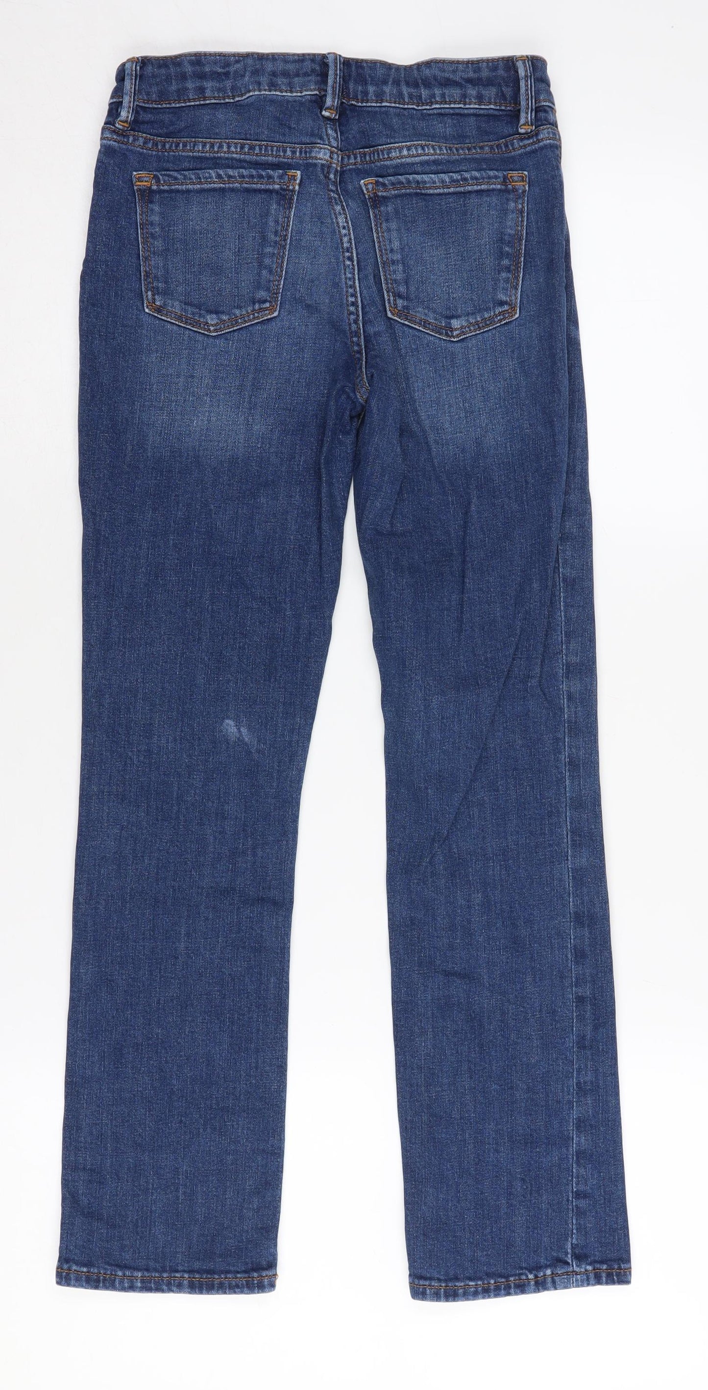 Gap Girls Blue Straight Jeans 10 Years Cotton Casual