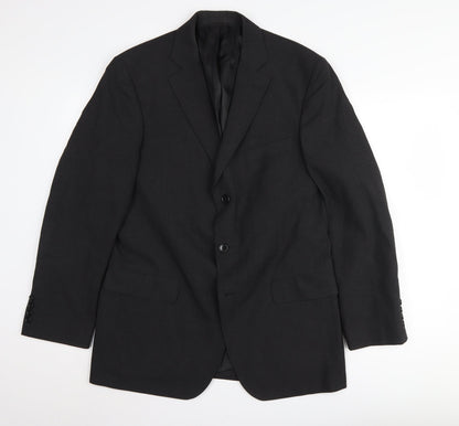 Mens UK Size 40 Marks and Spencer Regular Black Suit Jacket