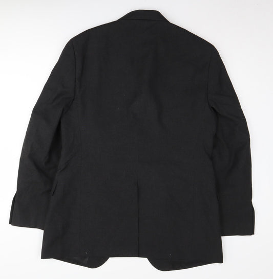 Mens UK Size 40 Marks and Spencer Regular Black Suit Jacket