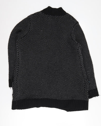 Womens UK Size 10 Saltrock Black Cardigan Jumper