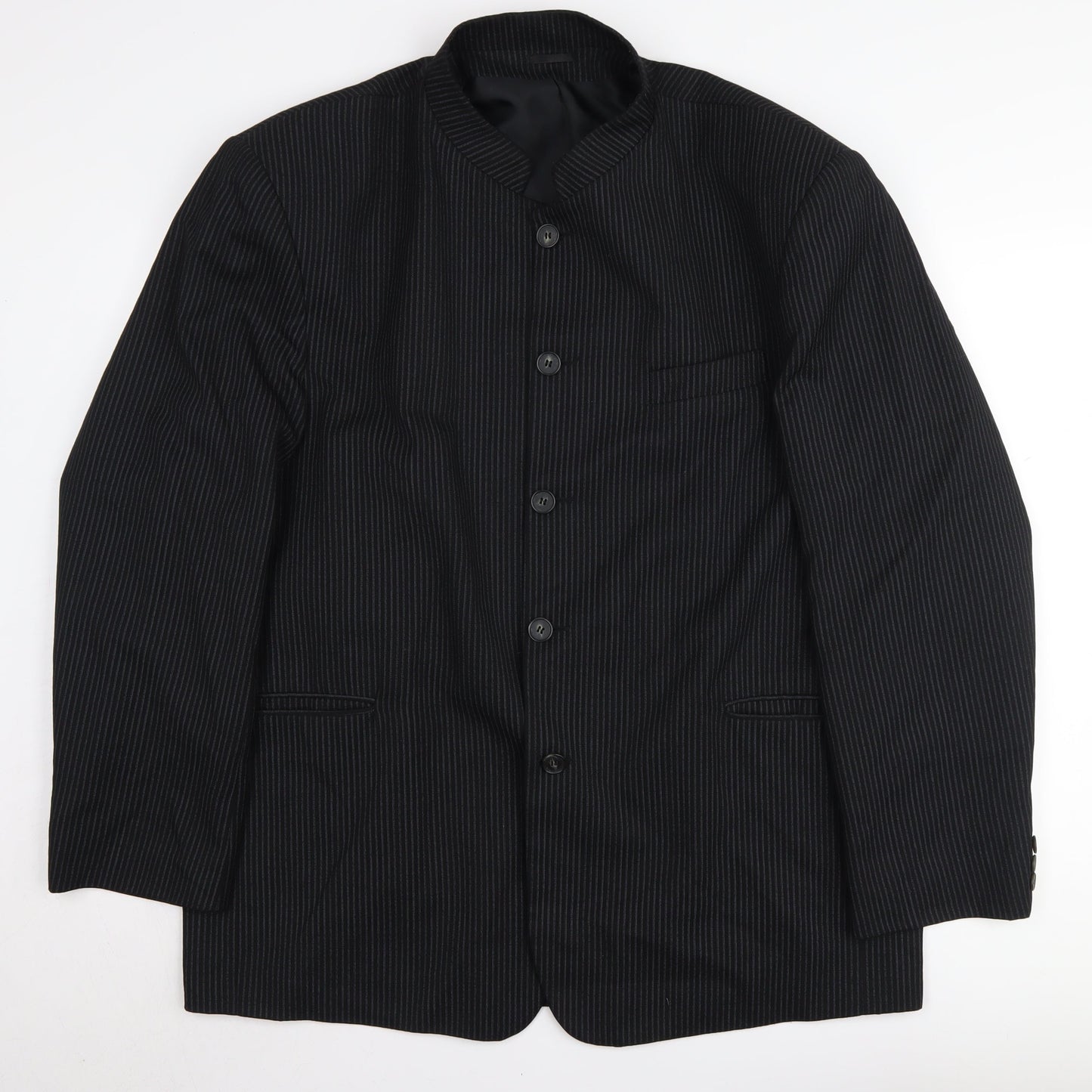 Mens UK Size 44 Sequel Regular Black Suit Jacket