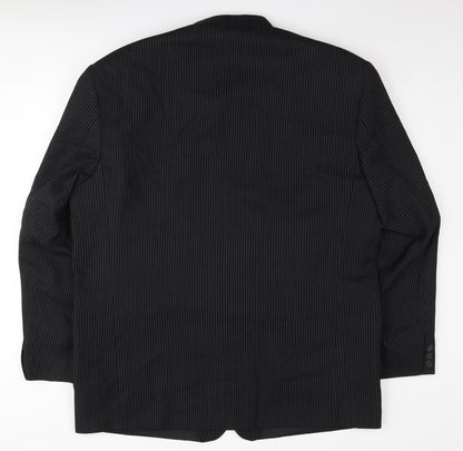 Mens UK Size 44 Sequel Regular Black Suit Jacket