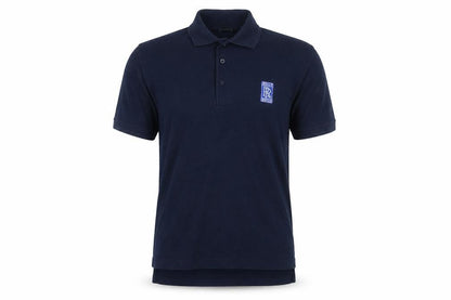 Uneek Men's Blue Polo Shirt S with Logo