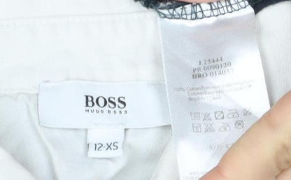 Boss Boys Polo Shirt Striped Long Sleeve Size 12