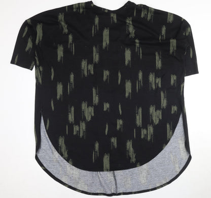 Womens UK Size 16 Apricot Black  T-Shirt