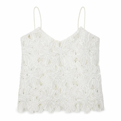 Womens UK Size 8 River Island White Camisole Camisole