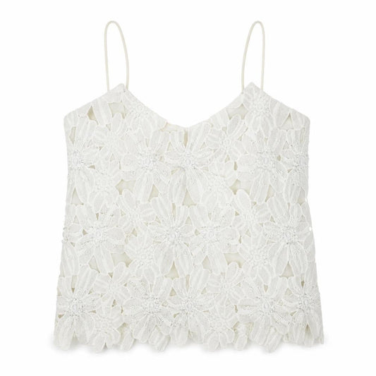 Womens UK Size 8 River Island White Camisole Camisole