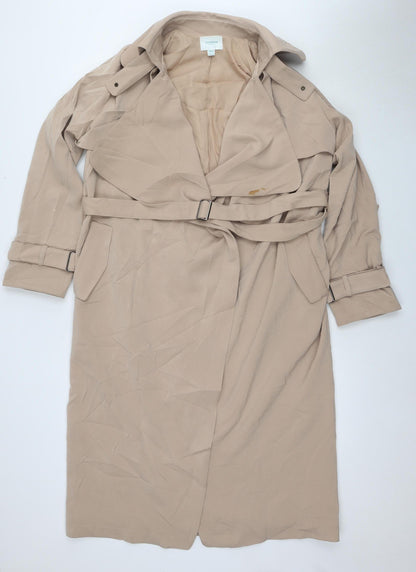 Jovonna Women’s Beige Trench Coat Size 10