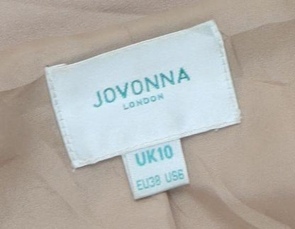 Jovonna Women’s Beige Trench Coat Size 10