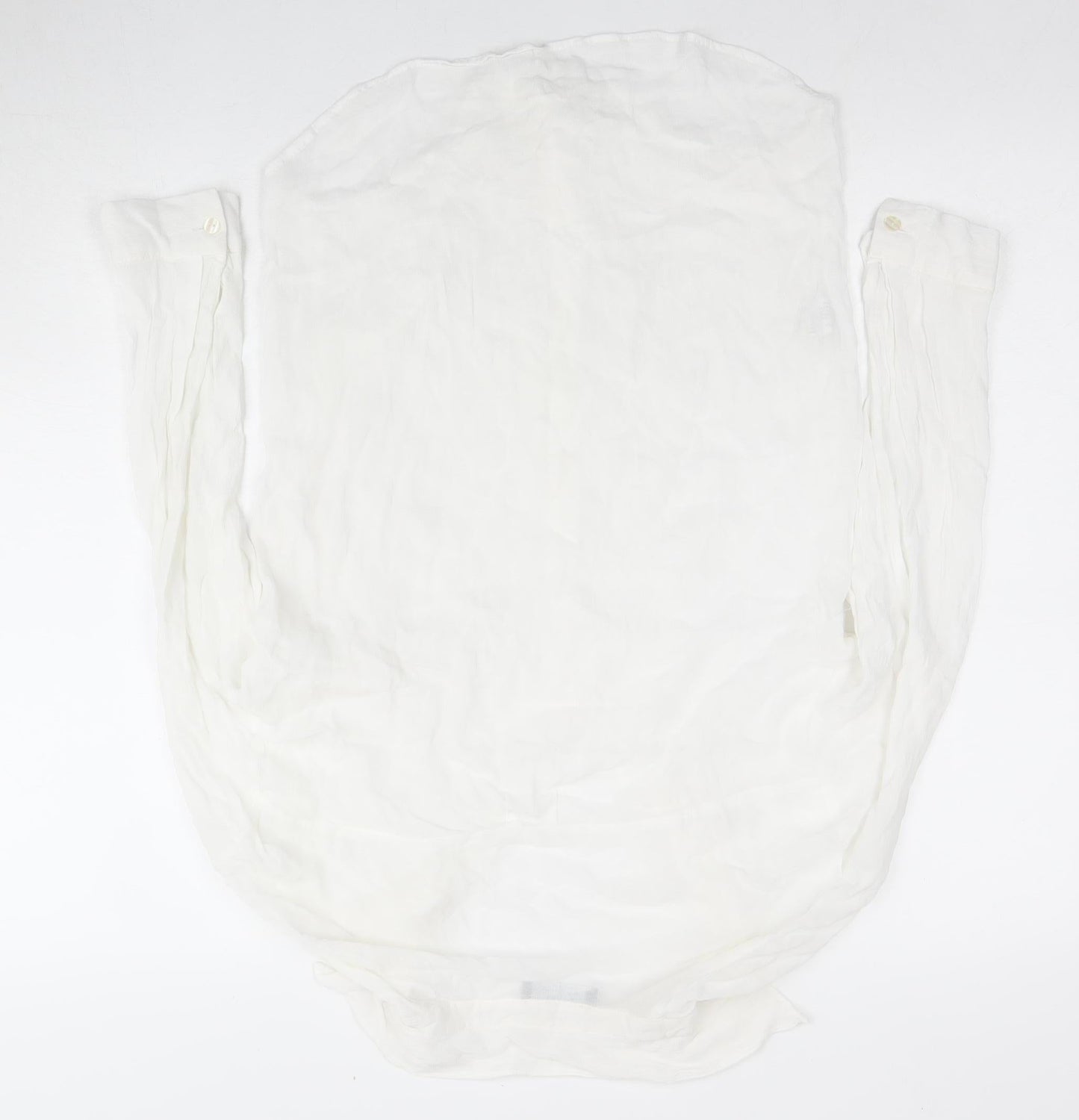 Womens UK Size S Bershka White  Button-Up
