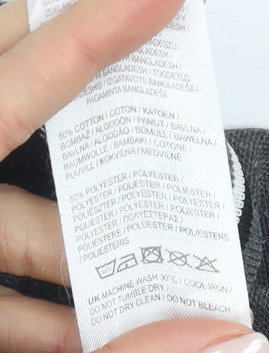 Slazenger Men's Grey Short Sleeve Polo Shirt Size S