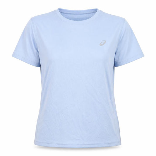 Unisex Adults UK Size 12 ASICS Blue Running & Jogging Gym & Training T-Shirt