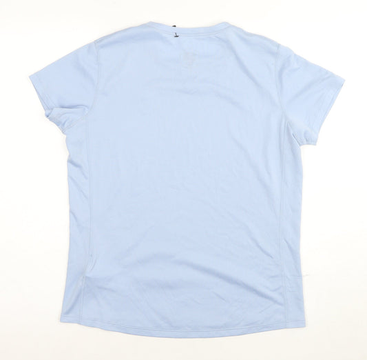 Asics Unisex Blue T-Shirt, Size 12, Jersey Style