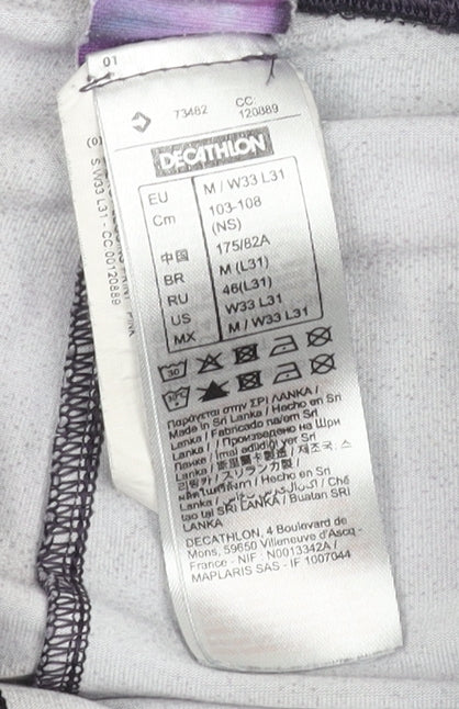 Decathlon Unisex Galaxy Print Leggings M Size