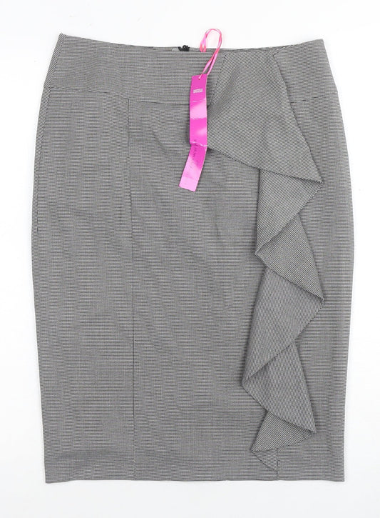 Marks and Spencer Women's Grey Pencil Skirt Size 10