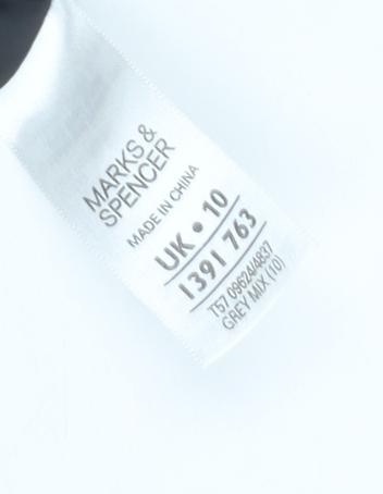 Marks and Spencer Women's Grey Pencil Skirt Size 10