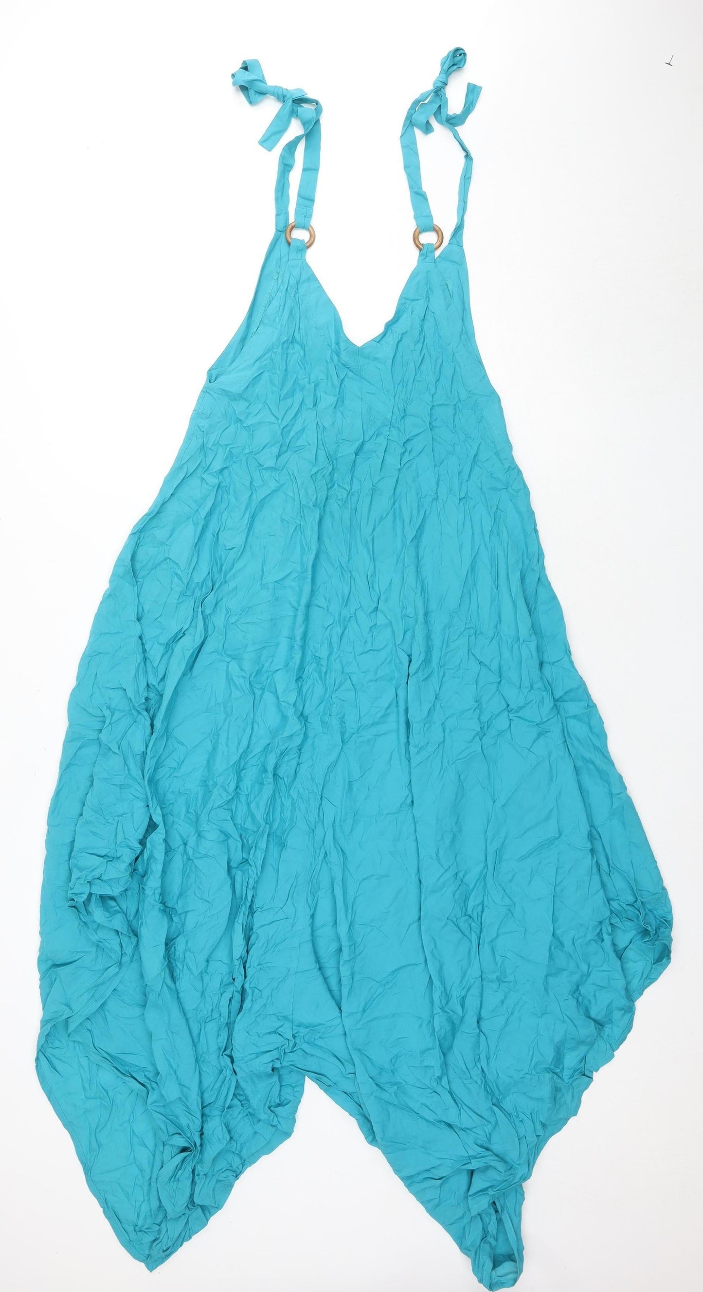 Monsoon Women's Blue Jumpsuit S Sleeveless Lightweight