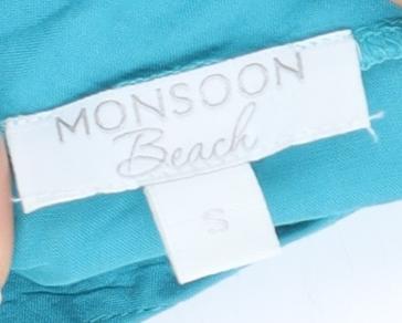 Monsoon Women's Blue Jumpsuit S Sleeveless Lightweight