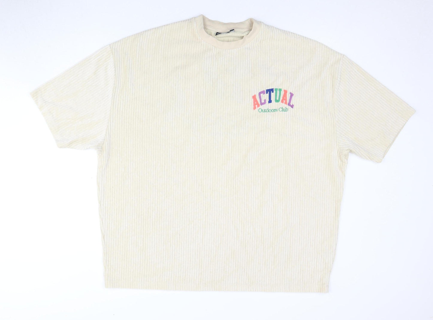 Mens UK Size L ASOS Design Beige  T-Shirt