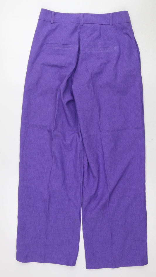 Womens UK Size 8 ASOS Regular Fit  Purple Trousers
