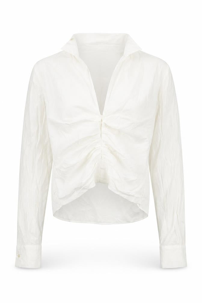 Womens UK Size M Zara White Basic Blouse