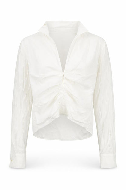 Womens UK Size M Zara White Basic Blouse