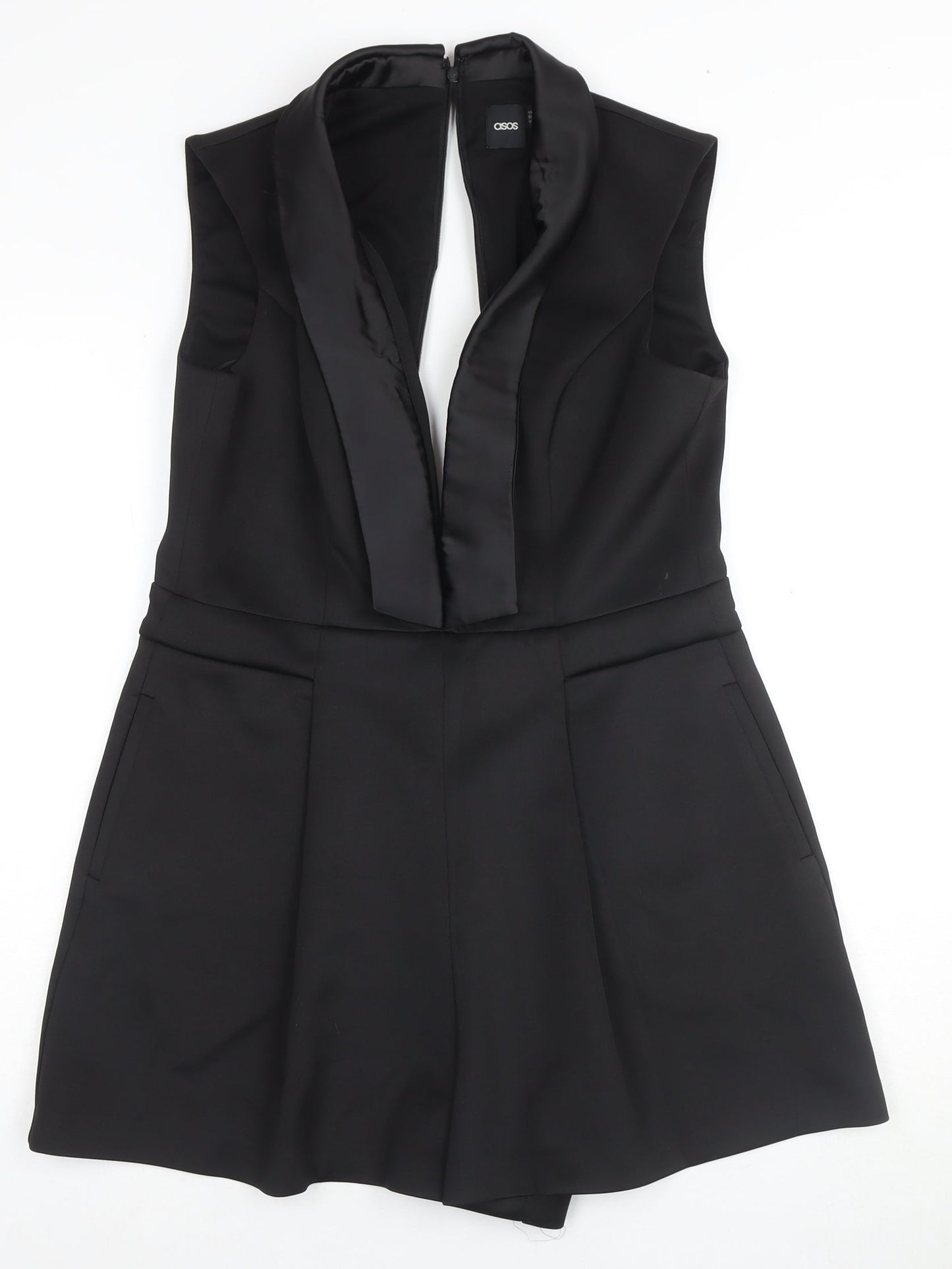 ASOS Women's Black Fit & Flare A-Lined Dress Size 12