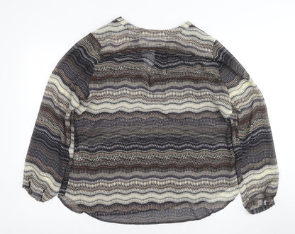 Wallis Petite Womens Multicoloured Tunic Blouse M
