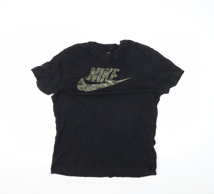 Nike Men's Black M Camouflage Logo T-Shirt