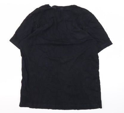 Nike Men's Black M Camouflage Logo T-Shirt