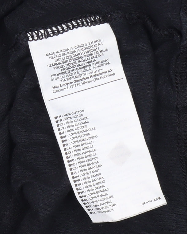 Nike Men's Black M Camouflage Logo T-Shirt