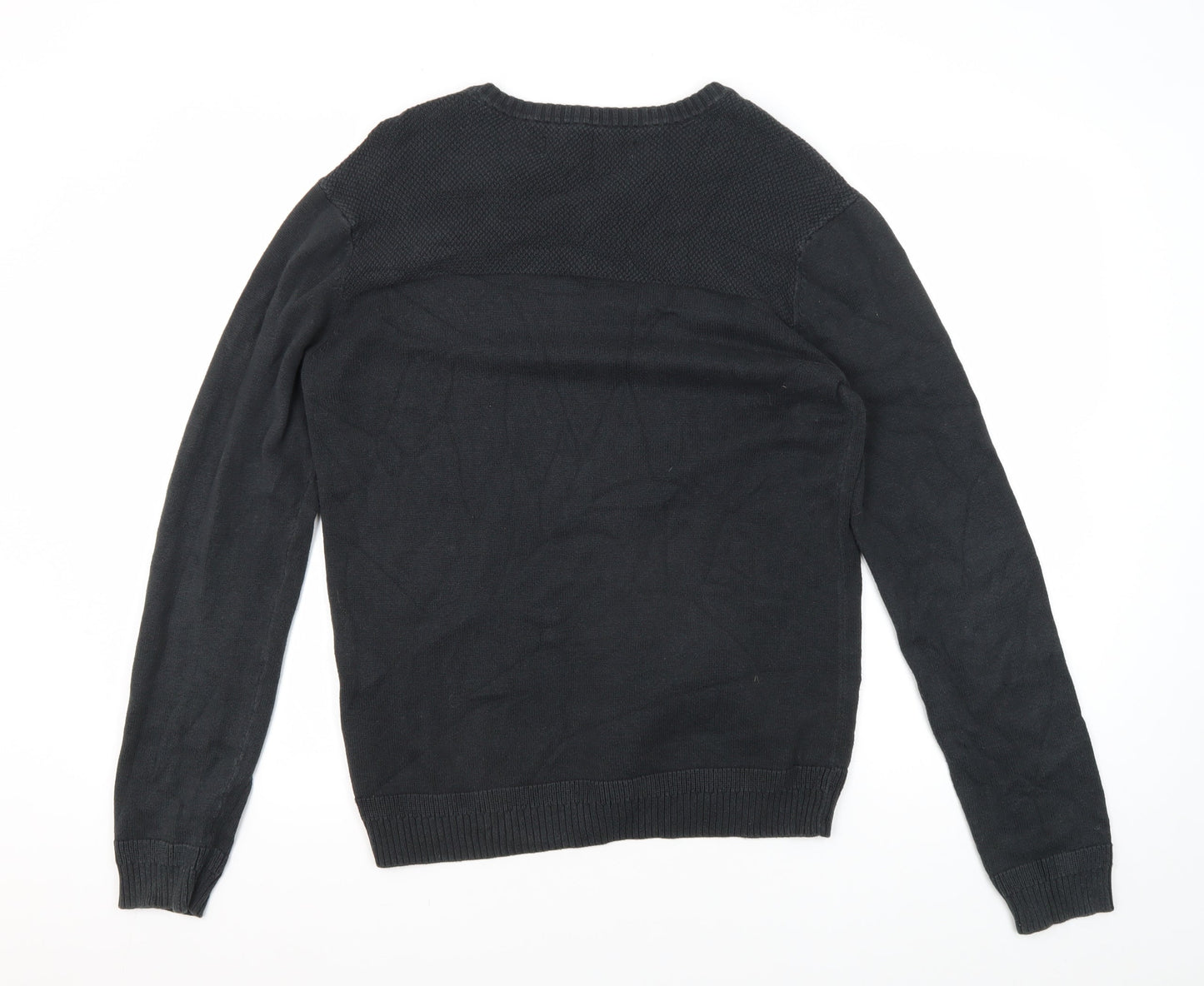 Levi's Men's Black Slim V-Neck Jumper, Size S