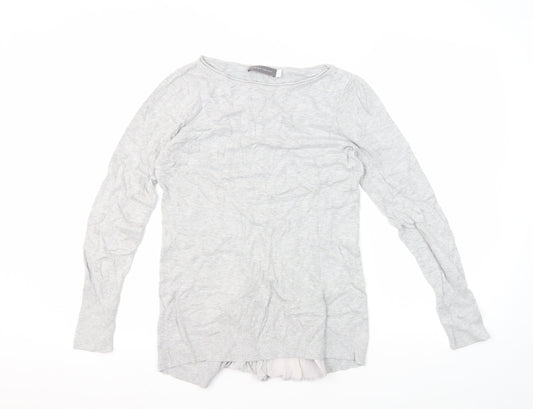 Womens UK Size 8 Mint Velvet Grey Pullover Jumper