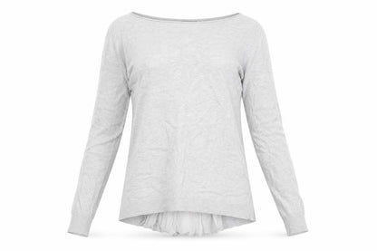 Womens UK Size 8 Mint Velvet Grey Pullover Jumper