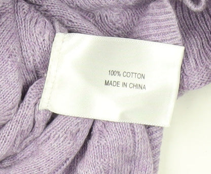 Womens UK Size S CC Purple Pullover Jumper