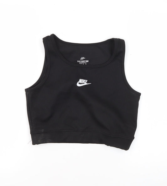 Nike Unisex Black L Athletic Tank for Gym & Running