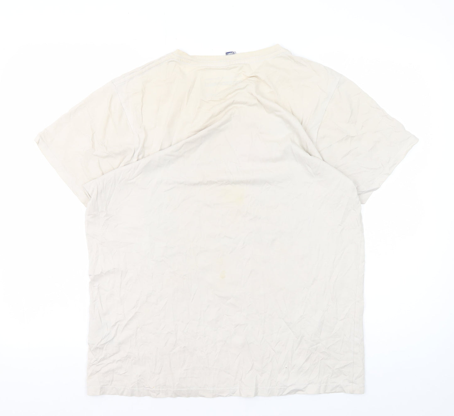 Actionaid Unisex Beige Graphic T-Shirt Large