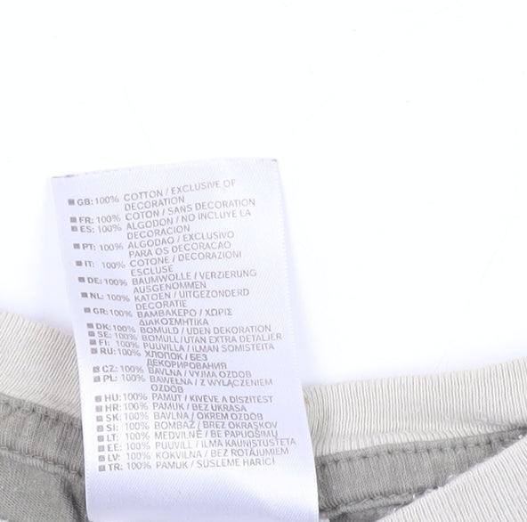 Nike Men's Beige XL Basic T-Shirt, Gym & Training