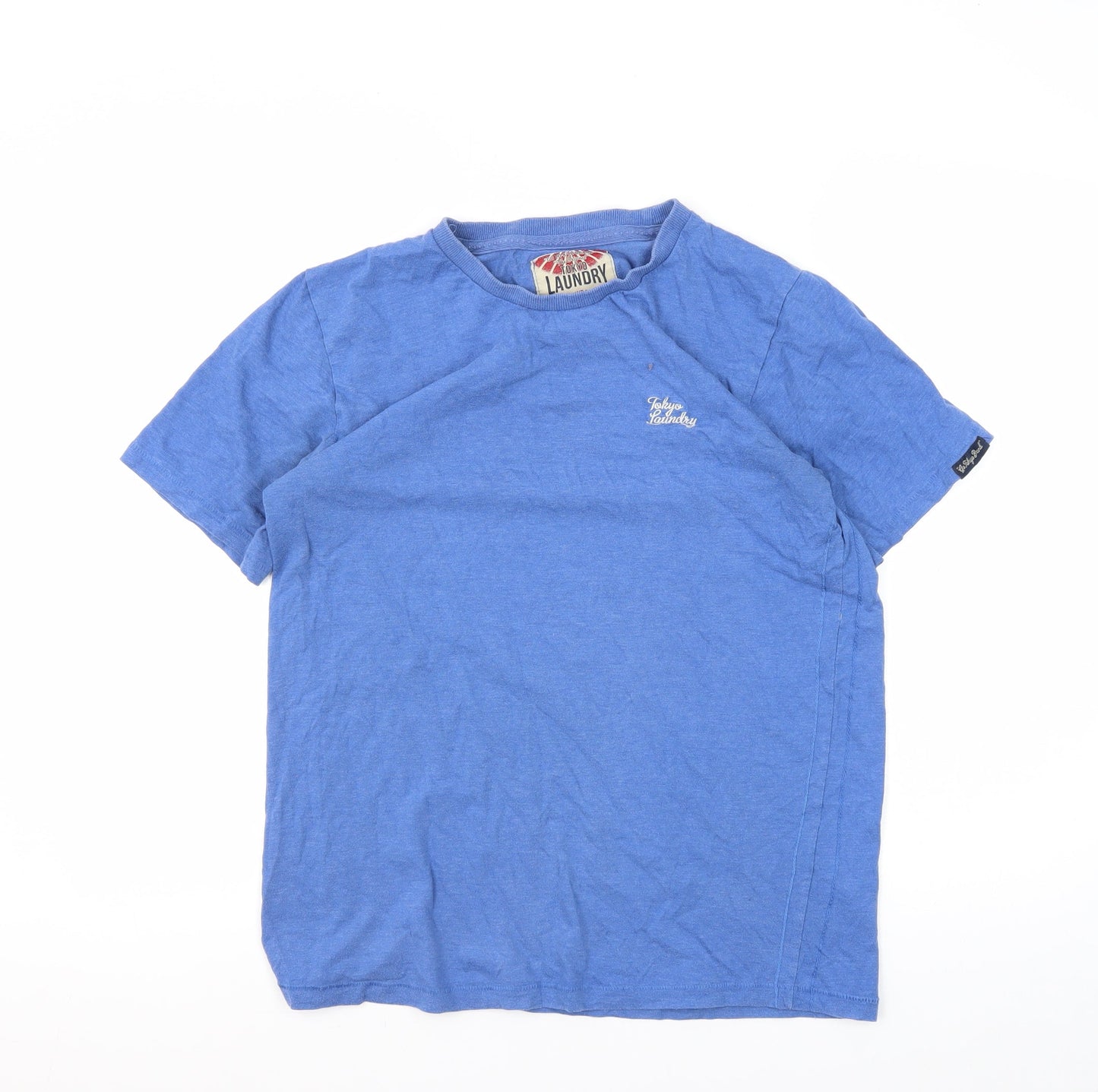 Tokyo Laundry Men's Blue Medium T-Shirt, Crew Neck, Short Sleeve