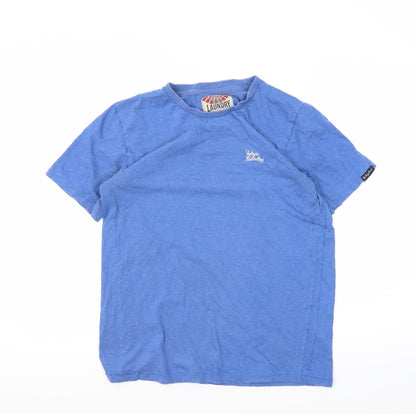 Tokyo Laundry Men's Blue Medium T-Shirt, Crew Neck, Short Sleeve