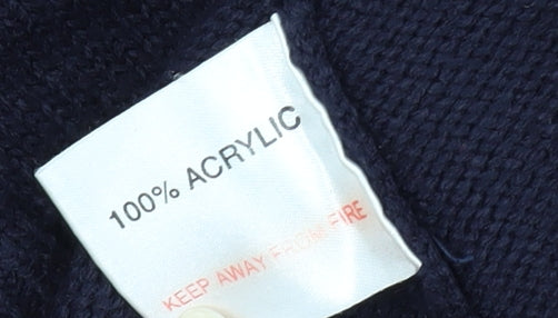 P.G. Field Men's Black XL V-Neck Pullover Jumper